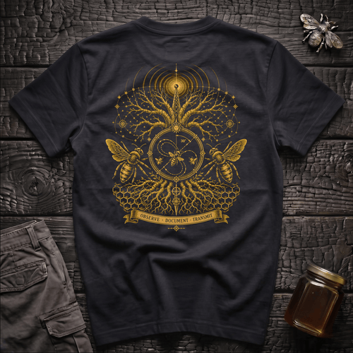 Golden Bee Observatory Graphic Tee – IronHive Co.