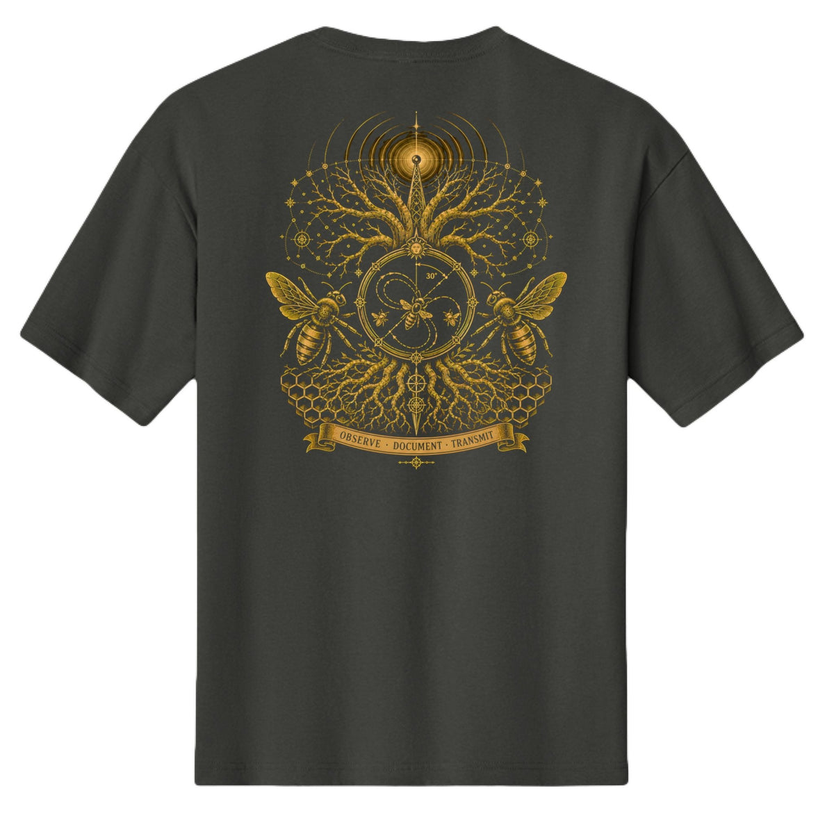 Golden Bee Observatory Graphic Tee – IronHive Co.