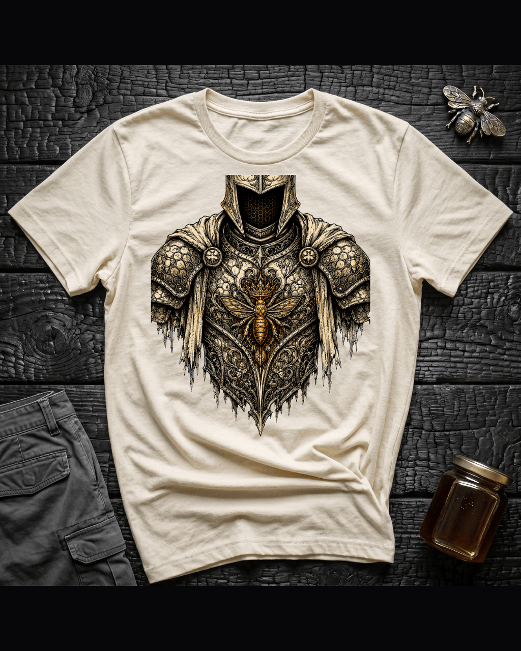 Guardian Chest Armor Graphic Tee – IronHive Co.