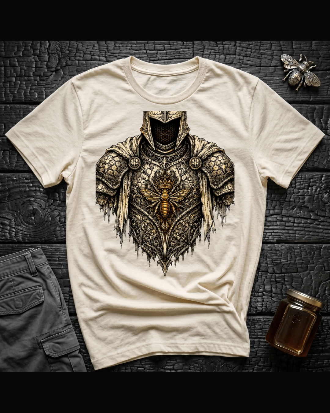 Guardian Chest Armor Graphic Tee – IronHive Co.