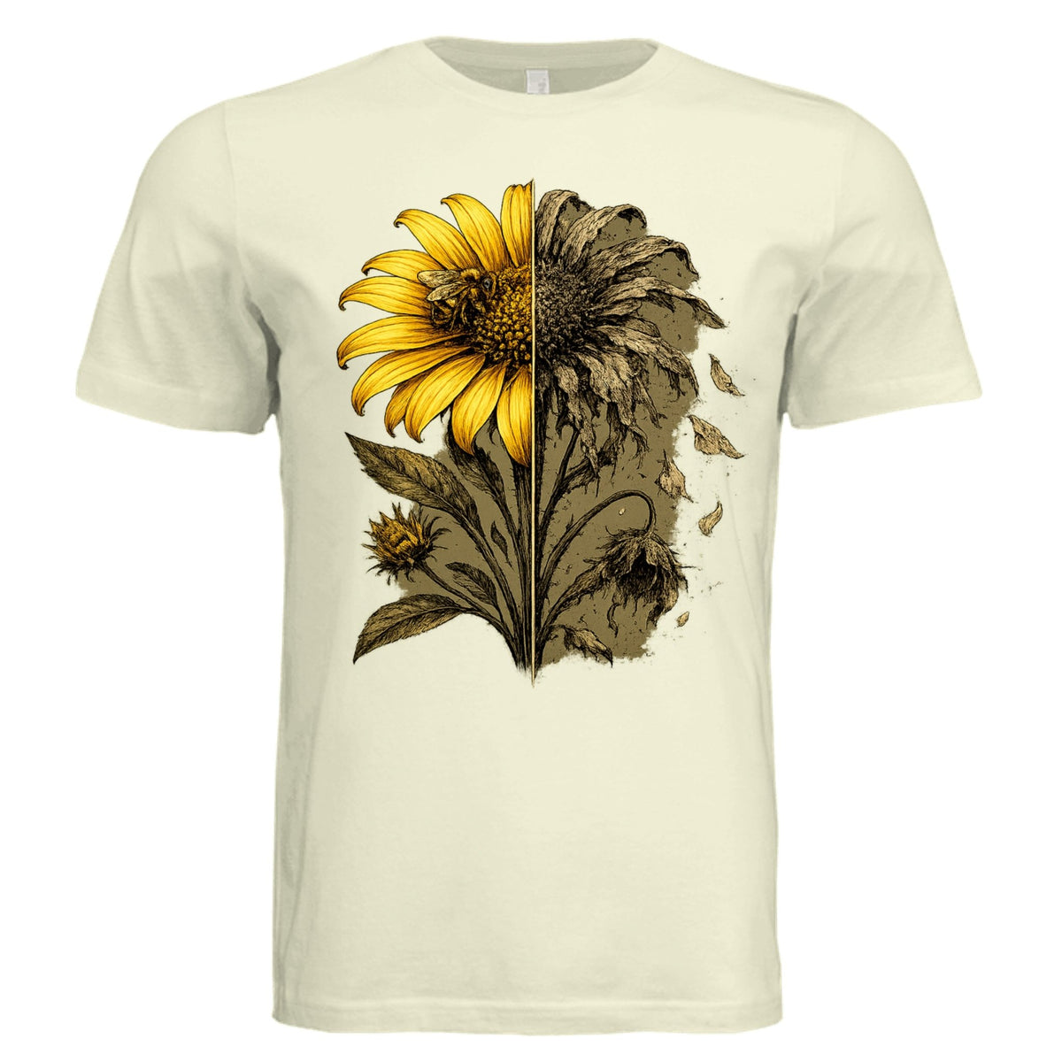 Life and Decay of a Sunflower Graphic Tee – IronHive Co.