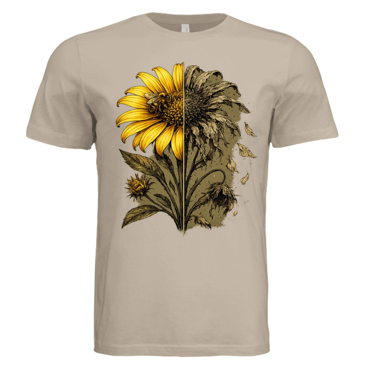 Life and Decay of a Sunflower Graphic Tee – IronHive Co.
