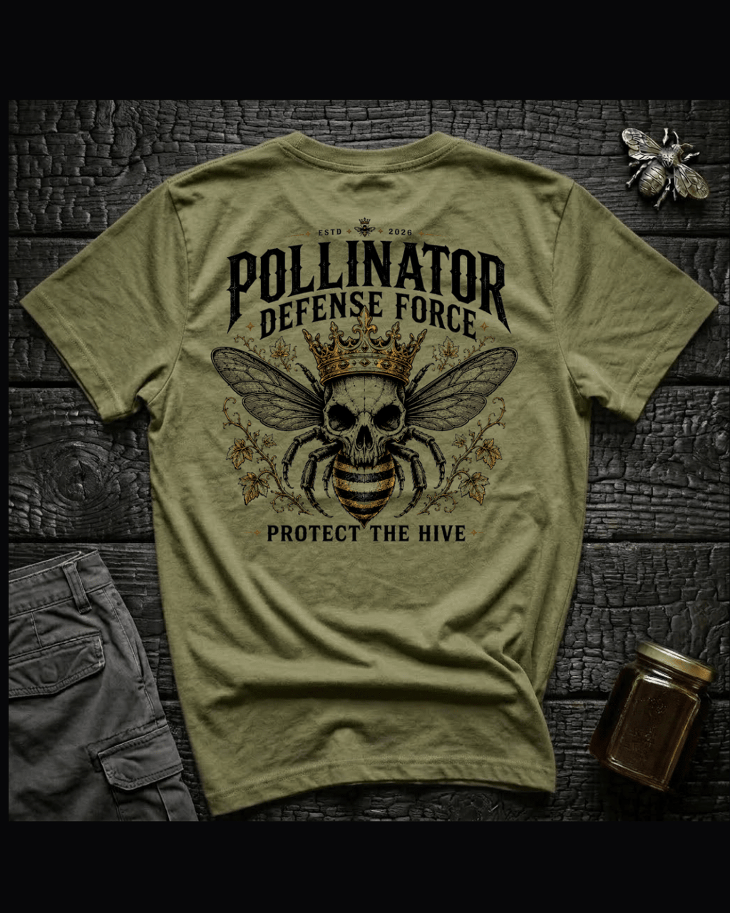 Pollinator Defense Force Graphic Tee – IronHive Co.