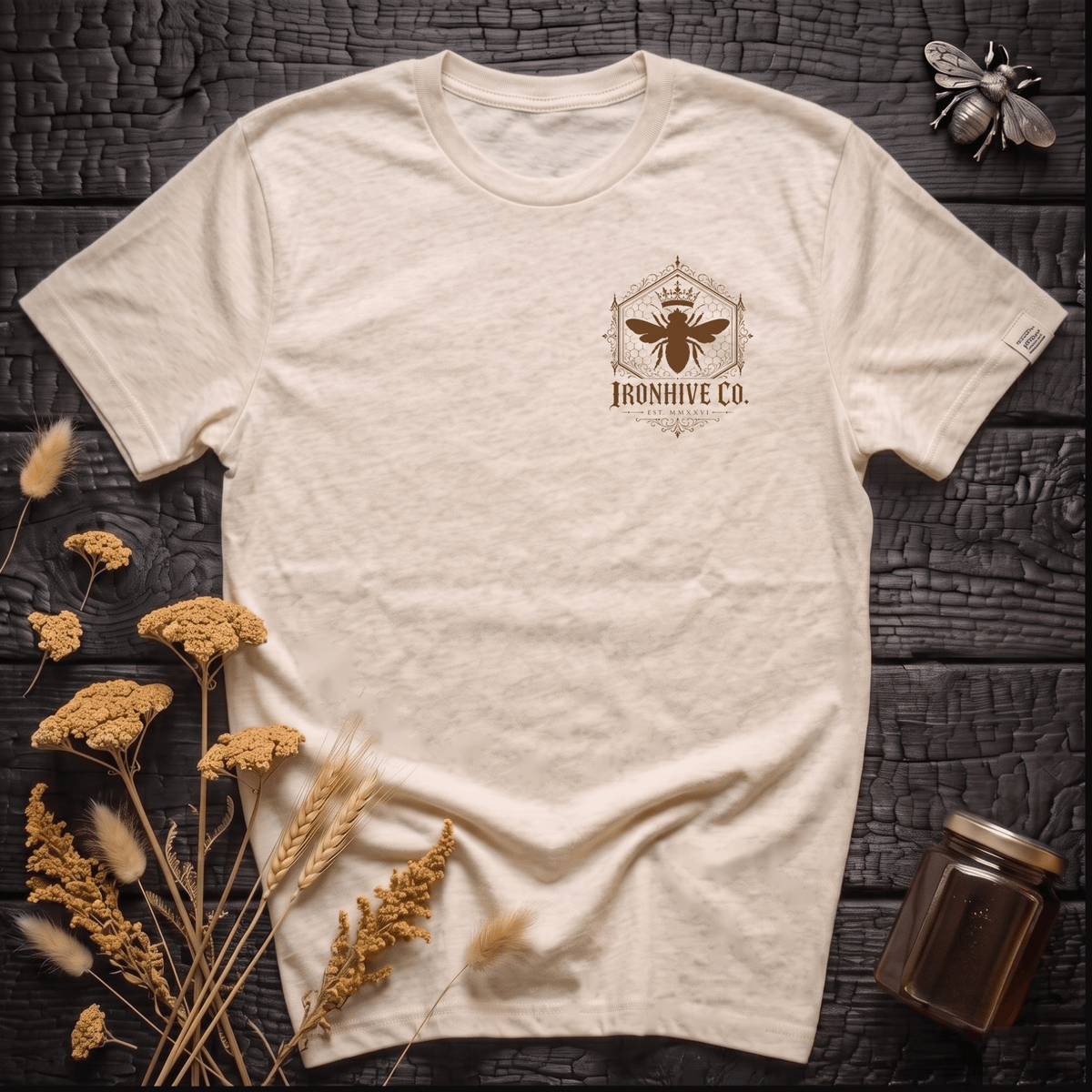 Queen Not Hive Bone Graphic Tee – IronHive Co.