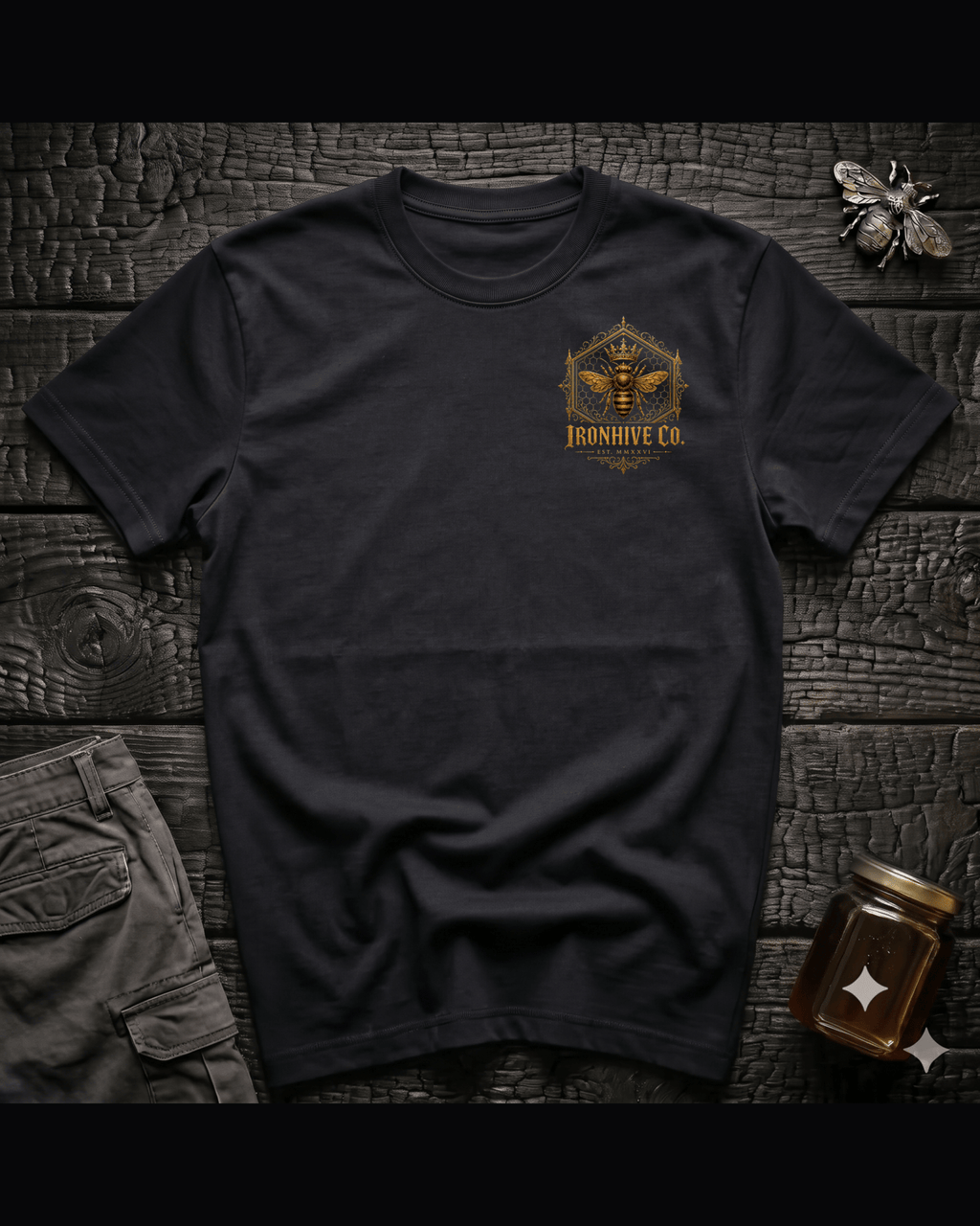 The Golden Signal Graphic Tee – IronHive Co.