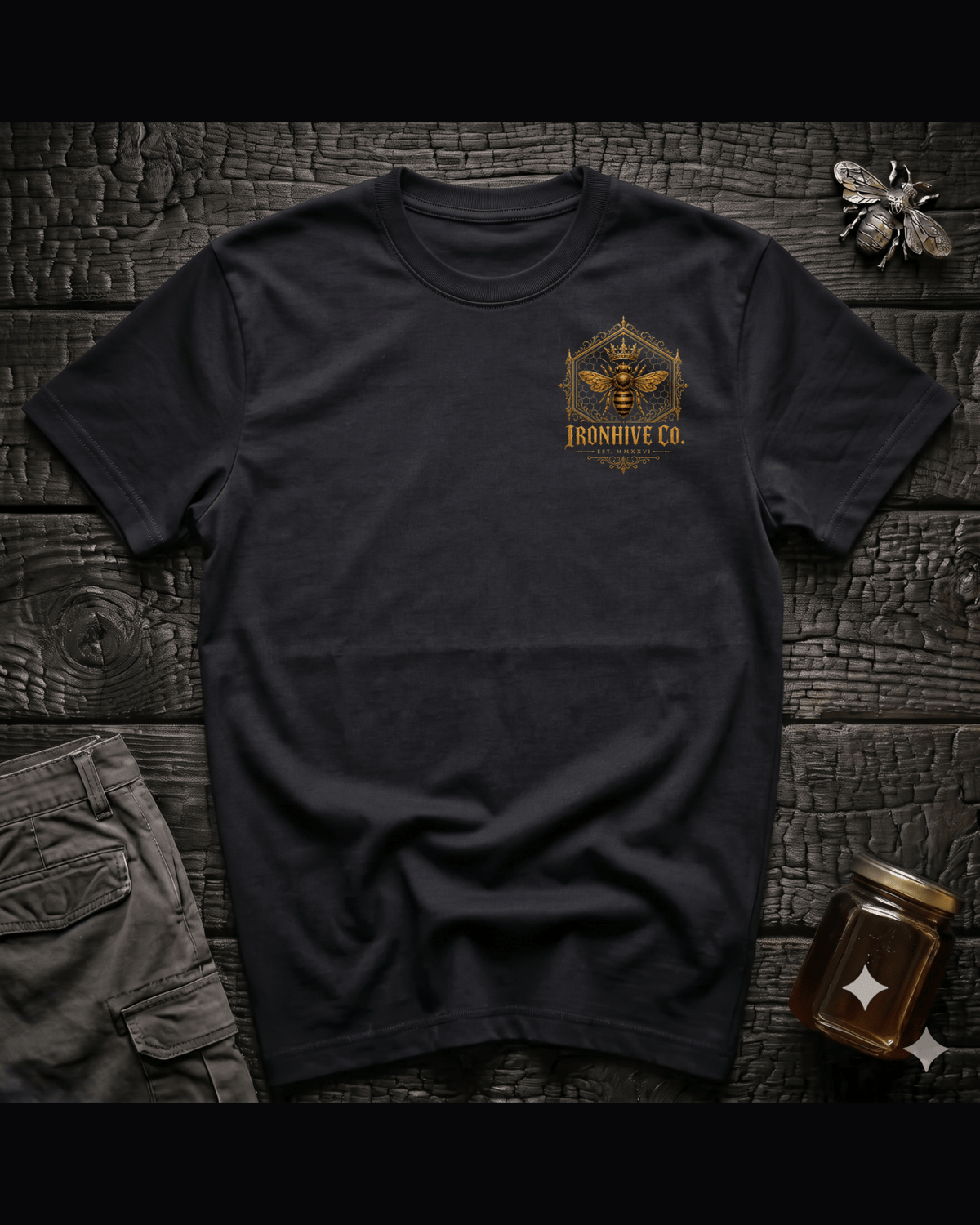The Golden Signal Graphic Tee – IronHive Co.