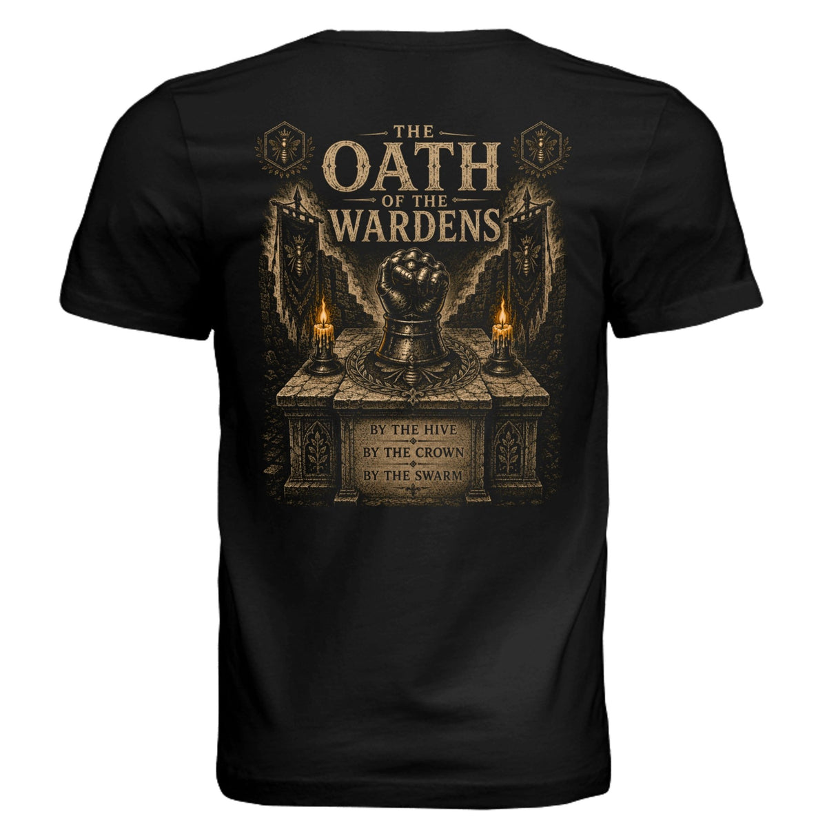 The Oath of the Wardens Graphic Tee – IronHive Co.
