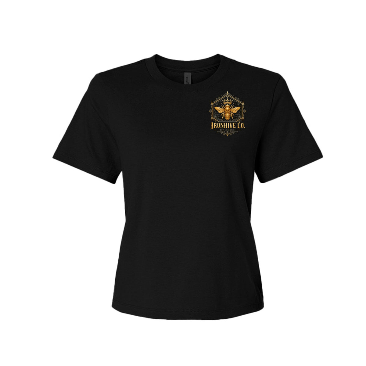 The Queen is not the Hive- Gold Graphic Tee – IronHive Co.